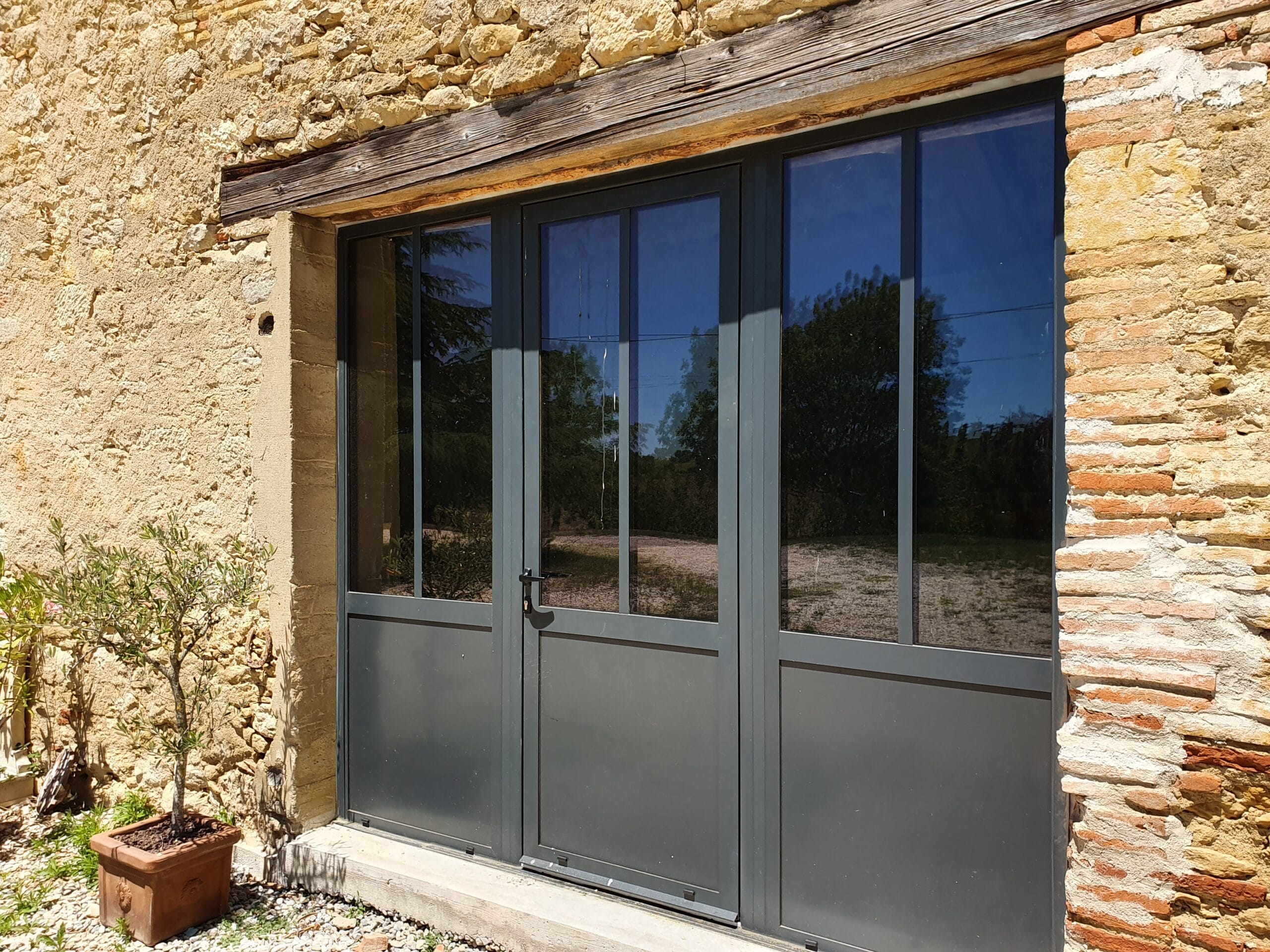 porte fabrication aluminium